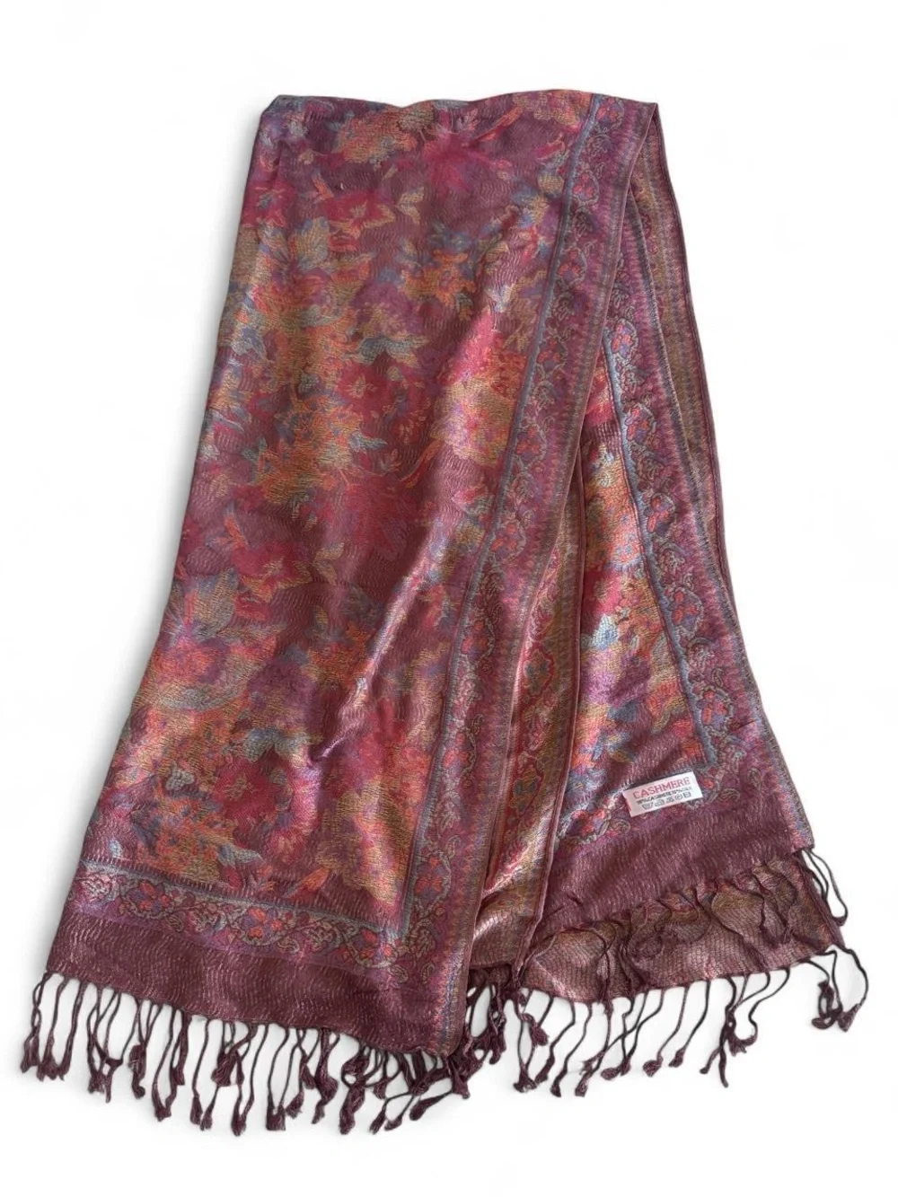 Beautiful 90% cashmere and 10% silk scarf